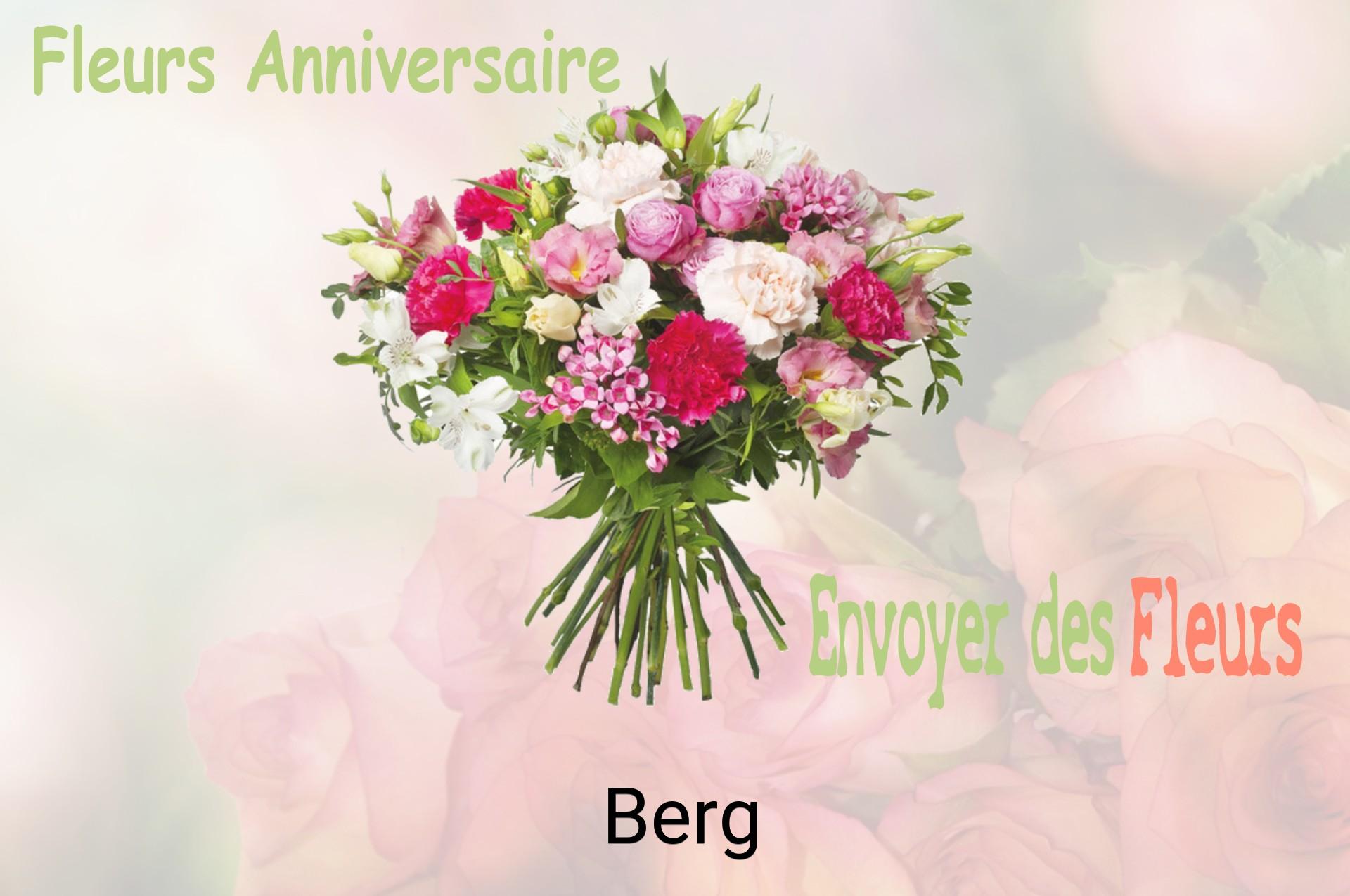 Bouquet de fleurs d’anniversaire livré à Berg